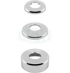 Siphonrosetten, Messing verchromt