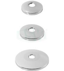 C-P brass threaded rosettes, smooth design