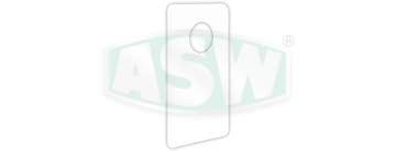 Plaque de recouvrement, compatible avec siphon encastré