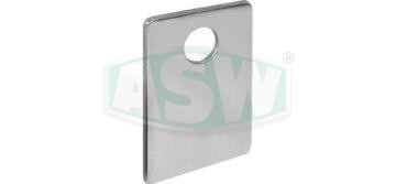 Plaque de recouvrement, compatible avec siphon encastré