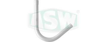 Conduite de chasse coudée plastique blanc