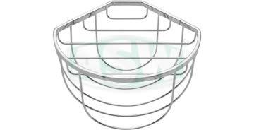 Panier à serviettes d'invité fermé