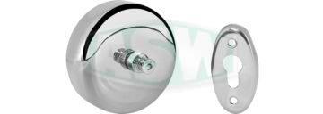 Corde à linge, fixation laiton chromé