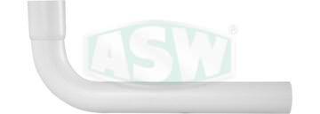 Coude de chasse plastique blanc avec colle,