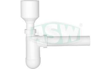 Siphon-bouteille PP blanc