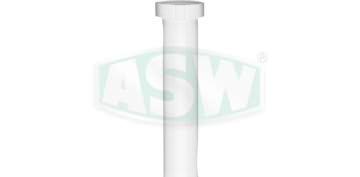 Tube ajustable PP blanc