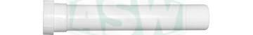 Rallonge tubulaire PP blanc