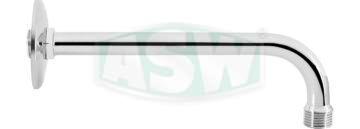 Bras de douche « Standard » 90° laiton chromé