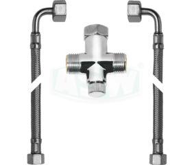 Pré-mélangeur DN 15 laiton poli chromé