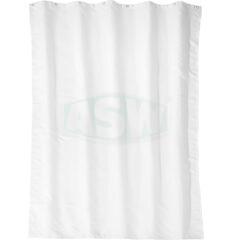Rideaux de douche textile blanc