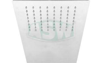 Pomme de douche « 4corner » acier inoxydable poli