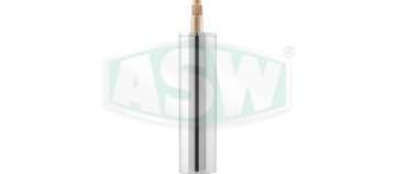 Rallonge laiton chromé, pour robinets encastrés