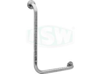 Poignée d'angle 90° Ø 32 mm, acier inoxydable 1.4301