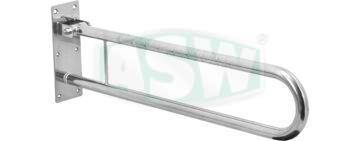 Poignée rabattable en forme d'étrier Ø 32 mm, acier inoxydable