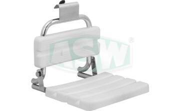 Siège rabattable de douche à suspendre acier inoxydable 1.4301