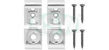 Pattes de fixation pour miroir, 4 pièces, modèle export