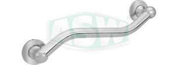 Poignée de baignoire en laiton chromé