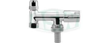 Fixation d'angle, laiton chromé