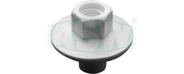 Écrou à collet en plastique