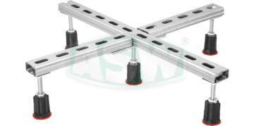 Pieds de bac de douche universels, acier galvanisé