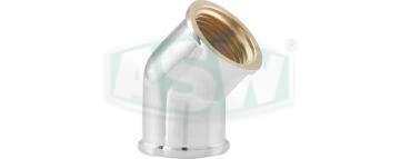 Équerre 45°, fil. fem. des 2 côtés