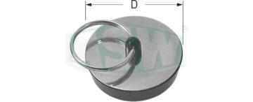 Bouchon de vidage avec plaque inoxydable