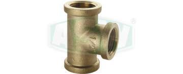 Pièces en T avec fil. fem.