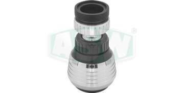 Douchette articulée de cuisine plastique chromé