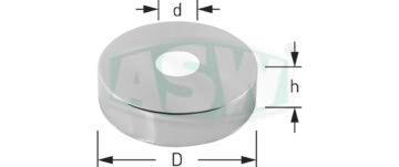 Rosaces pour robinet Design en laiton chromé