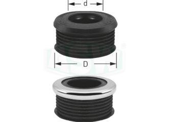 Euro WC-łącznik rury do spłukiwania