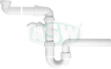 Małogabarytowe zamknięcie antyodorowe PP białe