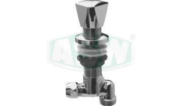 Zawór do instalowania pod blatem, mosiądz chromowany