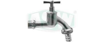 Zawór wypływowy, mosiądz matowy chromowany