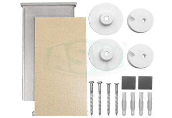 mocowanie zatrzasków, niewidoczne