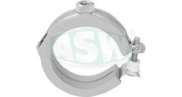 Obejmy rurowe poślizgowe z wkładką dźwiękochłonną