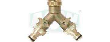 Element rozdzielający dwudrożny, mosiądz surowy