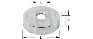 Dekoracyjna rozeta nakręcana, mosiądz chromowany
